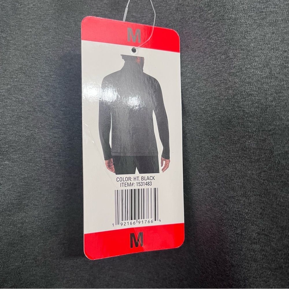 NWT 32 Degrees mens 1/4 zip performance pullover black medium - Picture 4 of 5